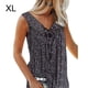 thumbnail image 1 of Camiseta sin mangas con estampado sin mangas sin mangas con cuello en V para mujer, chaleco de verano, negro, XL Speravity AP002122-12, 1 of 7