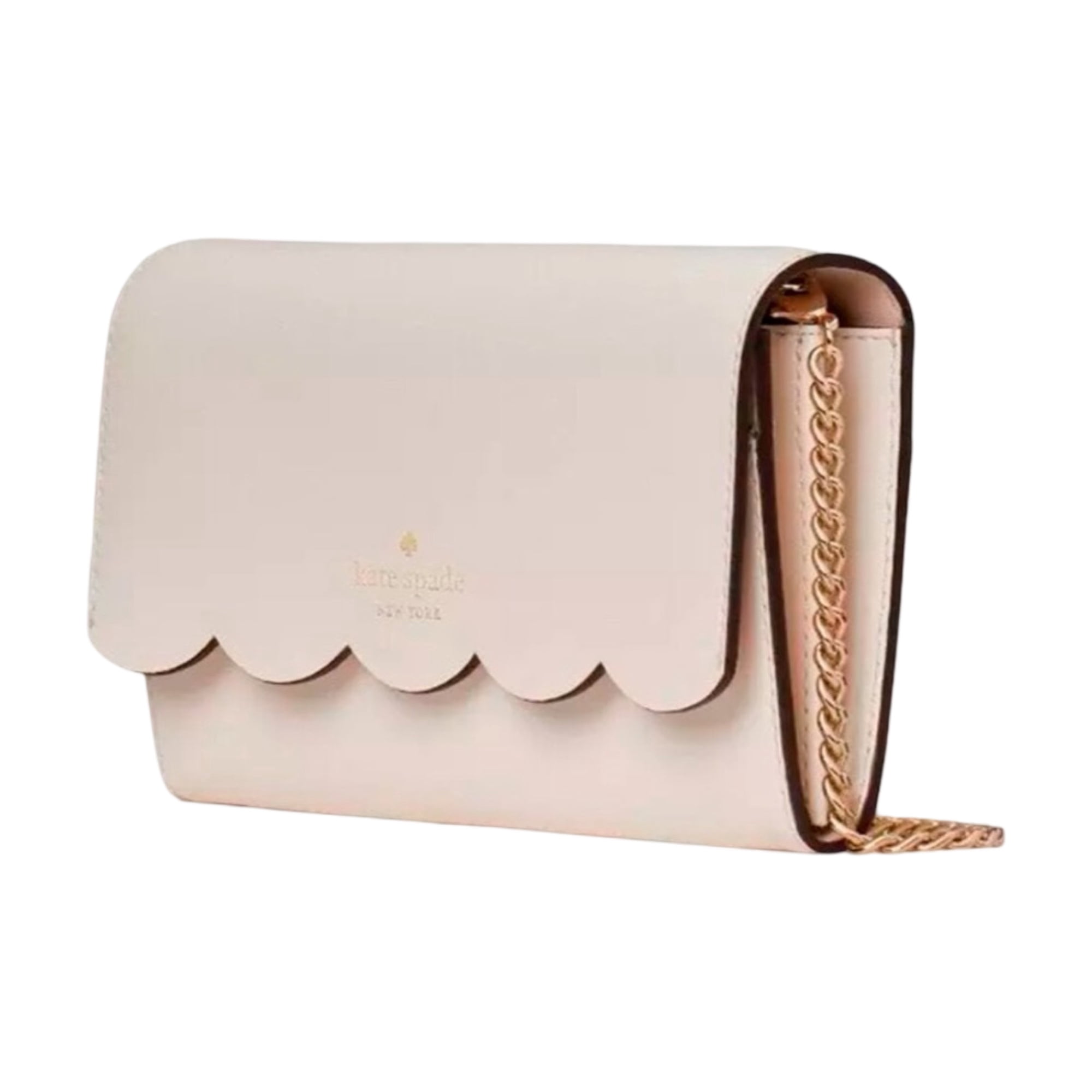 Kate Spade New York Women’s Gemma Smooth Leather Wallet on a Chain Crossbody Bag