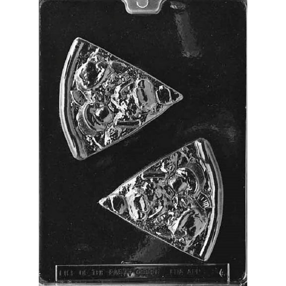 Grandmama's Goodies K086 Pizza Slice Chocolate Candy Soap Mold with Exclusive Molding Instructions