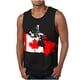 thumbnail image 1 of Hombres Casual Gradación Impresión Suéter Cuello Redondo Tanque Deportivo, 1 of 4