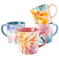 thumbnail image 4 of Spice by Tia Mowry Floral Garden 4pc 17 oz Decorated Porcelain Mug Set, 4 of 5