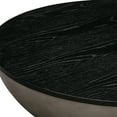 thumbnail image 2 of Melody Round Coffee Table in Concrete and Black Brushed Oak, 2 of 3
