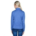 thumbnail image 2 of UltraClub 8618W Ladies Cool & Dry Heathered Performance Quarter-Zip, 2 of 3