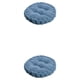 thumbnail image 4 of Bewildely Almohadillas redondas de pana para silla, asiento y cálido, cojín Tatami, almohadilla gruesa, respaldo, colchoneta para dormir Azul 2piezas, 4 of 6