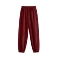 thumbnail image 6 of PWPSG Women’s Center-Seam Cropped Tapered Dress Pants, High-Rise Waist & Flow-Draped Cut for Daily Urban Office Commute Travels Red XXL, 6 of 6
