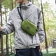 thumbnail image 4 of Bolsa bandolera Bolsa de pecho para exteriores, de nylon, impermeable, de gran capacidad, ligera, para almacenamiento versátil para viajar, deportes, para desplazarse, negra, beige, 4 of 8