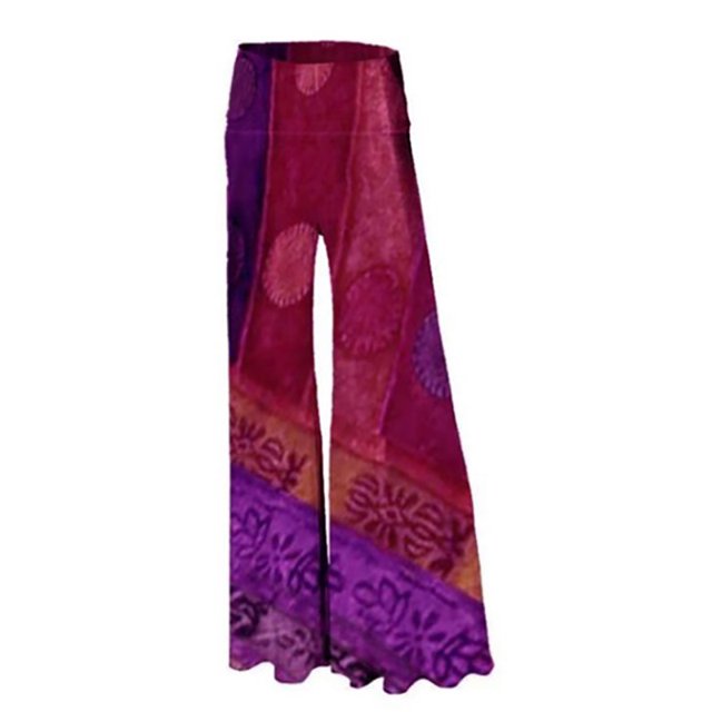 Nouveau Pantalon Imprimé Ethnique pour Femmes Pantalon Large Large Large