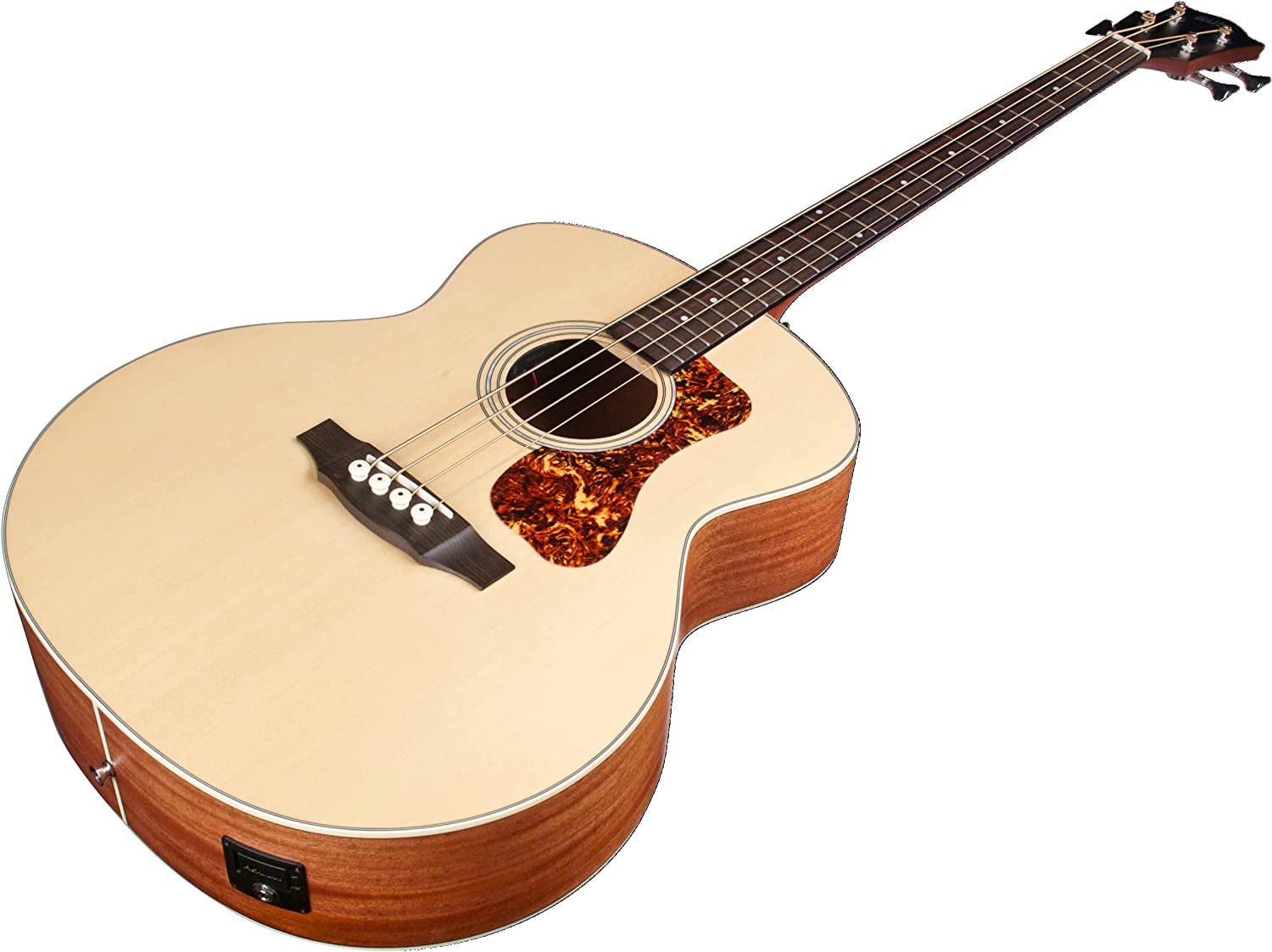 Guild Guitars B-240E Acoustic Bass, in Natural, Jumbo Archback Solid Top, Westerly Collection Without Case