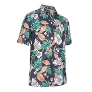 Monterey Club Mens Morocco Printed Tailored Collar Golf Polo Shirt #3503