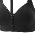 thumbnail image 5 of Pxxlle Wireless Bras for Women Front Closure Supportive Bra Comfortable Full Coverage Everyday Bralettes with Adjustable Straps 42 Black, 5 of 5