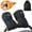 Black, variant on Orzbow Faux Sheepskin Gloves for Stroller, Universal Winter Anti-Freeze Stroller Mittens, Waterproof Warm Extra Thick HandMuff for Stroller Accessories, Black