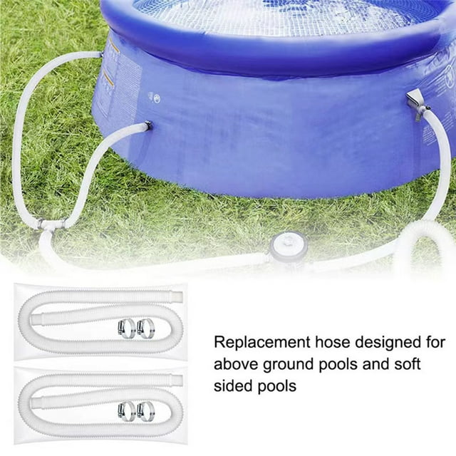 YAOMOBB Tuyau de Piscine Long Remplacement Facile à Installer Résistant à la Pression avec Boucles