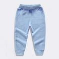 thumbnail image 3 of Lmnyox Sweatpants for Kids Solid Elastic Waist Cinch Bottom Cotton Joggers Toddler Boys Girls Sport Pants, 3 of 4