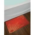 thumbnail image 2 of Mandala Bath Mat, Romantic Vintage Persian Traditional Soft Tone Shapes and Designs, Plush Bathroom Decor Mat with Non Slip Backing, 29.5" X 17.5", Earth Yellow Vermillion, by Ambesonne, 2 of 2