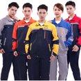 thumbnail image 2 of Spring  Autumn and Winter Long Sleeve Work Clothes Suit Work Clothes Uniform for Men and Women Factory Electric Welding and Auto Repair Work Clothes Labor Protection Work Clothes, 2 of 6