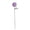 Purple, variant on Artificial Pink Pom Pom Flower Single Stem Long Lasting No Maintenance Faux Billy Ball For Home Vase Floral Arrangement Party Table Centerpiece Decoration