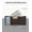 Dark Brown, variant on Men's European Cowhide Black Leather Trifold Wallet 3 ID,8 Slots, Change Pocket
