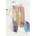 thumbnail image 2 of PI Studio 11x14 Black Ornate Wood Framed with Double Matting Museum Art Print Titled - Pink Stroke I, 2 of 4
