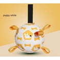 thumbnail image 5 of Balón de fútbol con correas, juguetes interactivos para perros de la Copa Mundial de 15cm para tira y afloja, juego de patio, juguete acuático, pelota de pastoreo para perros pequeños, 5 of 5