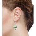 thumbnail image 2 of Natural Prehnite Earring 925 Sterling Silver Handmade Jewelry, 2 of 5