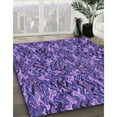 thumbnail image 3 of Ahgly Company Machine Washable Indoor Rectangle Transitional Bright Purple Area Rugs, 2' x 4', 3 of 7