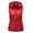 Red, variant on TMOYZQ Women's Winter Hooded Outerwear Vests Lightweight Packable Quilted Puffer Padded Utility Vest Thicken Warm Winter Full Zip Waterproof Sleeveless Waistcoat with Pockets
