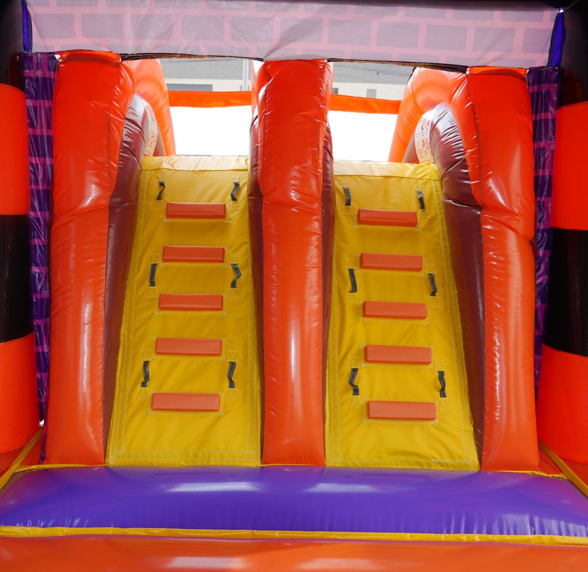 TentandTable Mega Dual Lane Inflatable Water Slide Bounce House Combo with Blower, Halloween