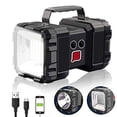 thumbnail image 1 of AlpsWolf Rechargeable Flashlight, LED Spotlight Flashlight 10000mAh 1200LM 20h Ultra-long Standby 3+4 Lights Modes Super Bright Flashlight Waterproof with USB Output as a Power Bank, 1 of 2