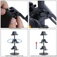 thumbnail image 4 of Game Controller Stand 3 Tier, Headphone Holder, Adjustable Gamepad Headset Hanger for All Universal Gaming PC Accessories, for Xbox/PS4/PS5/Switch-Black, 4 of 6