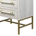 thumbnail image 5 of Hopper Studio Sophia 2-Drawer Nightstand in Sand Finish with Rattan Drawers for Bedrooms, 5 of 6