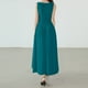 thumbnail image 3 of WILLBEST Vestidos De Mujer Vestido Casual Sin Mangas De Color Sólido Para Mujer Vestido Midi De Verano Con Cintura Ajustada A La Moda, 3 of 3