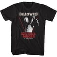 thumbnail image 2 of Halloween Michael Coming Home Black Adult T-Shirt, 2 of 4