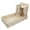 C, variant on Wooden Hamster Maze Villa With Slide & Seesaw Hamster Cage Accessories Natural Chew Proof Hamster Hideout For Hamsters Gerbils(Hamster Toys & ) Wet Tail Drops for Hamsters Stuff for Pigs for Rabbits