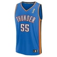 thumbnail image 2 of Youth Fanatics Isaiah Hartenstein Blue Oklahoma City Thunder 2025 NBA Finals Champions Fast Break Replica Player Jersey, 2 of 3