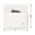 thumbnail image 4 of Flexible Magnets Magnetic Lint Bin Trash Can - Pack 1, White, 4 of 5