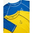 thumbnail image 2 of Quad Seven Boys' Rash Guard Shirt - 2 Pack Long Sleeve Swim Shirt (Size: 2T-18), 2 of 6