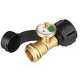 thumbnail image 3 of Propane Tank Gauge Indicator | Gas Pressure Meter Color Coded | Solid Brass Leak Detection | QCC1 Type 1 Connection | Fits 5lb-40lb Cylinders | Easy Install | 1 Pack, 3 of 9