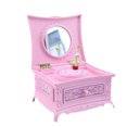 thumbnail image 1 of Creative Plastic Ballet Dancer Jewelry Box Music Box Storage Case Classic Dresser with Mirror for Little Girls (Pink), 1 of 8