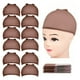 thumbnail image 2 of Peluca de malla para el cabello, redecilla para el cabello, gorros para peluca para mujer, paquete de 12, color marrón oscuro, 2 of 4