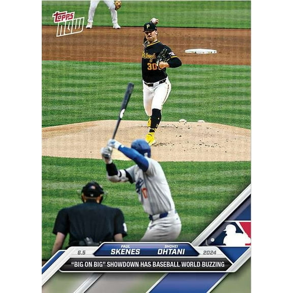 MLB 2024 NOW Baseball   Paul Skenes Vs. Shohei Ohtani #264 (Rookie, Big On Big Showdown Has Baseball World Buzzing)