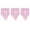 R, variant on Bizhua 3Pc Light Pink Curtains Triangular Valance Kitchen Curtains (51×24In) D3Pc Solid Color Finished Curtain Curtain Drapery 51X24 Bedroom Home Decor Triangle Curtain