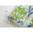 thumbnail image 3 of Pillow Perfect  Outdoor Coral Bay Blue Blown Bench Cushion 18 X 48 X 5, 3 of 5
