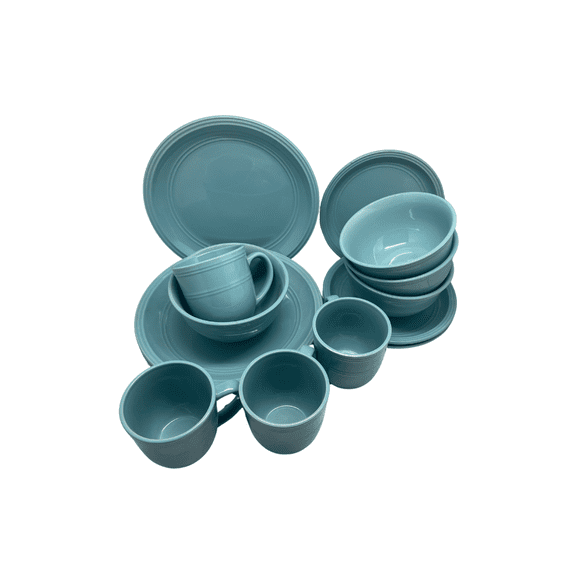 Vajilla de Cerámica Houseware 16 Pz C 38085 Azul