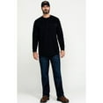 thumbnail image 6 of Hawx Work Gear Men's Fr Pocket Henley Long Sleeve Work Shirt - GRY Medium, 6 of 6