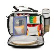 thumbnail image 2 of Black Cats Lines Lunch Bag Cooler Bag Cooling Tote Portable Shoulder Strap Interior Pockets for Picnic Travel, 2 of 7