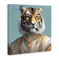 thumbnail image 4 of Stupell Industries Sir Prince Tiger Animals Painting Wrapped Canvas Art Print Wall Art, 36 x 36, 4 of 8