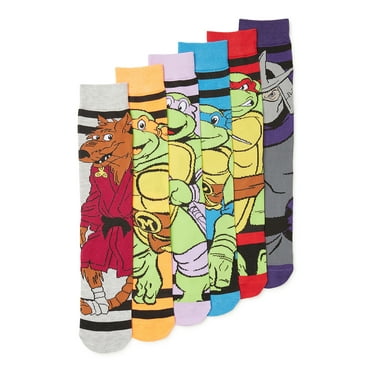 Teenage Mutant Ninja Turtles Men's Socks, 6-Pack