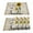 Yellow, variant on Sunflower Placemats Set of 4, 12x18 Inch Heat-Resistant Table Mats for Dining Room Kitchen, Washable Burlap Table Decor for Everyday Use