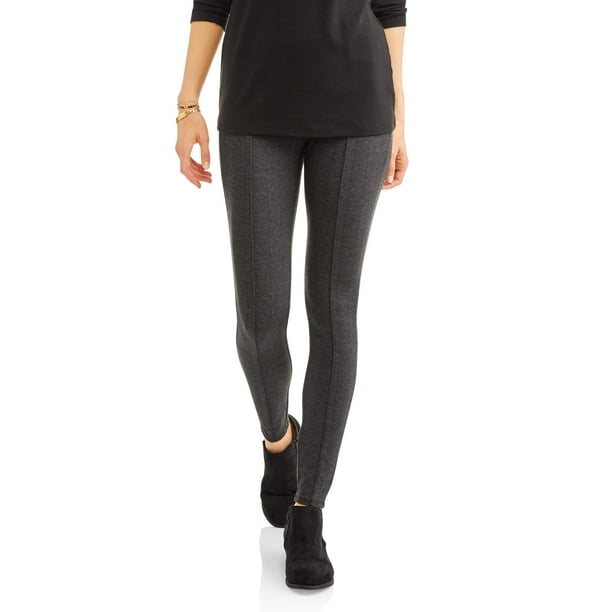 Download Faded Glory - Women's Front Seam Pull-On Ponte Leggings ...