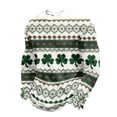 thumbnail image 2 of Men's St. Patrick's Day Shamrock Crew Neck Pullover Sweatshirt Casual Long Sleeve Top, 2 of 5